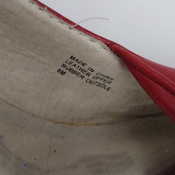 Michael Kors Red Stiletto Heels Sz 8M 5 inch heel - Picture 6 of 9